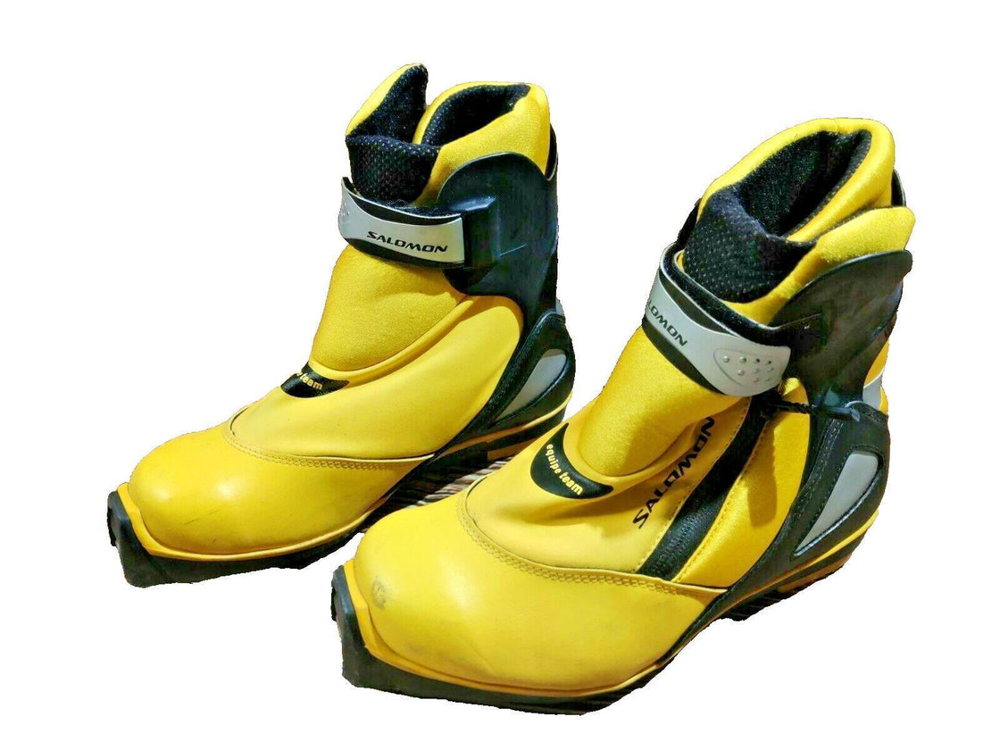SALOMON Team Equipe Combi Cross Country Ski Boots Size EU38 US6 SNS Profil