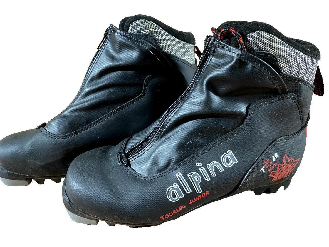 Alpina T5plus Nordic Cross Country Ski Boots Size EU38 US6 for NNN