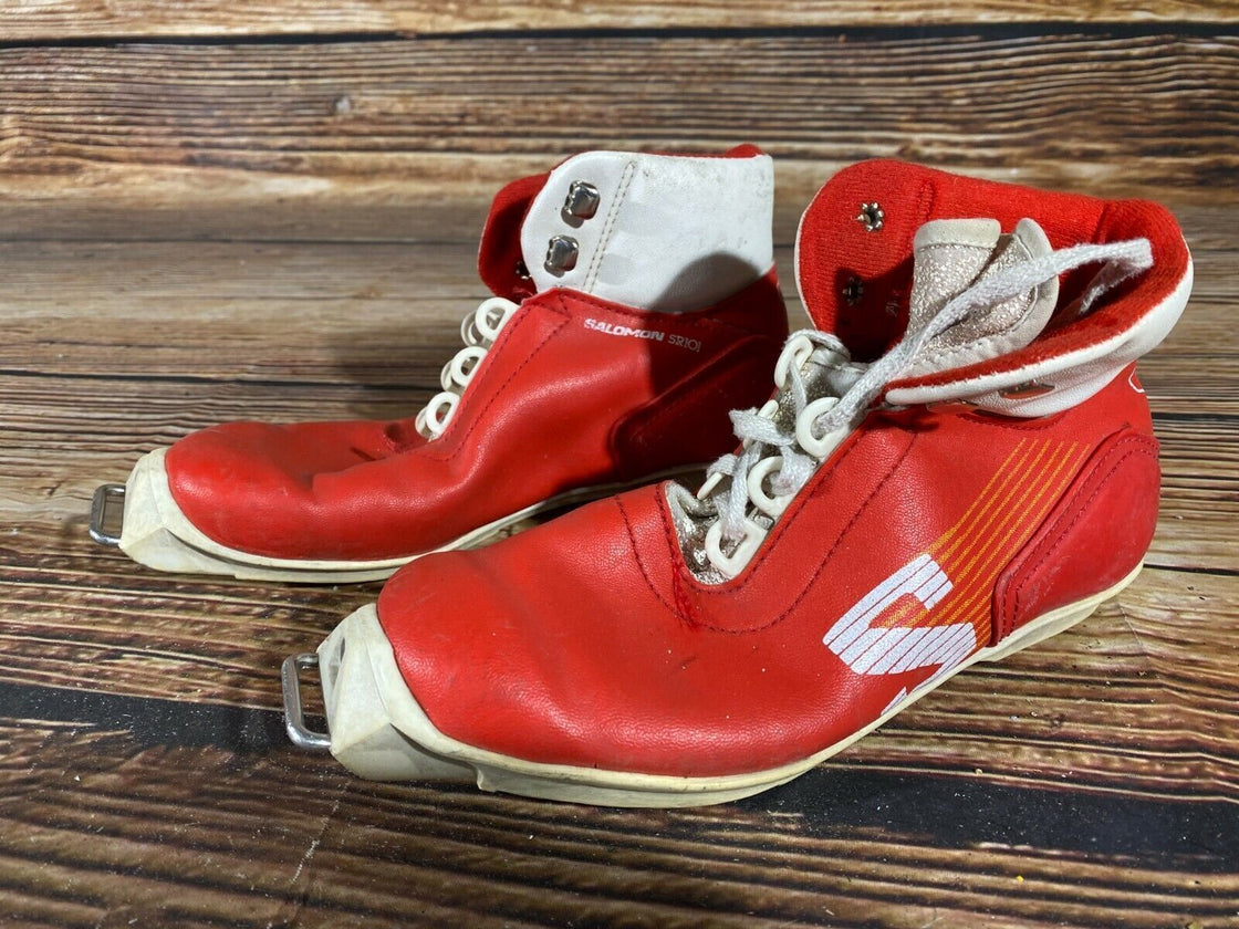 SALOMON SR101 Nordic Cross Country Ski Boots EU35 US3.5 Old SNS profile 1214