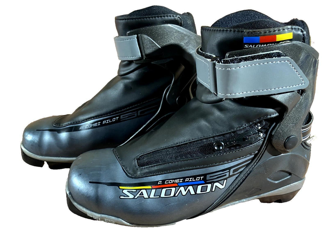 SALOMON R Combi Nordic Cross Country Ski Boots Size EU38 US5.5 SNS Pilot