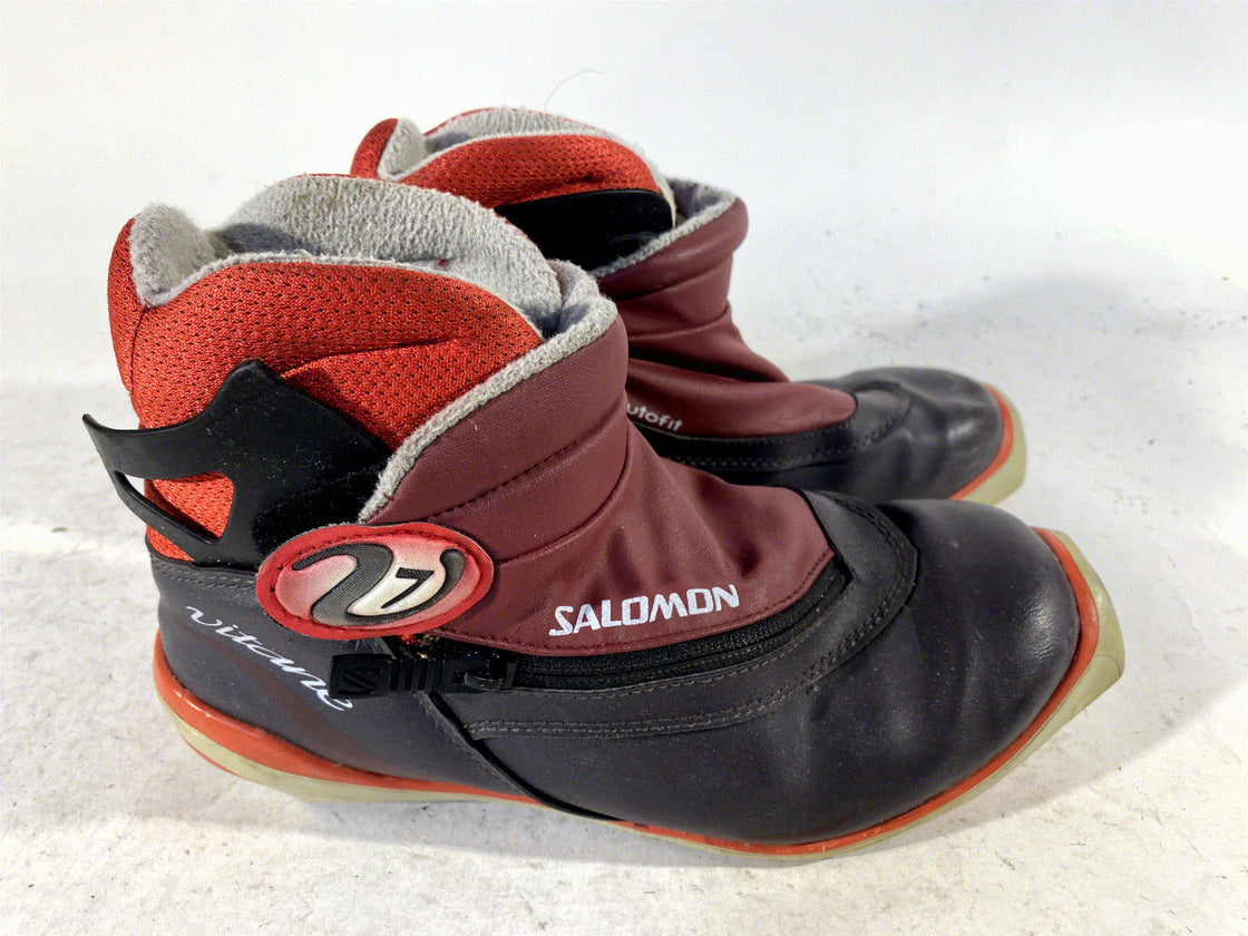 Salomon Classic Nordic Cross Country Ski Boots Size EU38 US6.5 SNS Profil 498