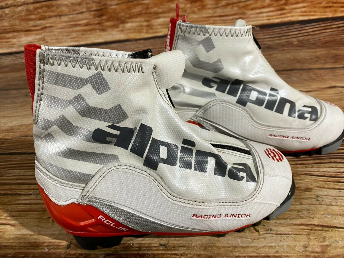 Alpina RCL Kids Nordic Cross Country Ski Boots Size EU32 US1.5 for NNN A-309