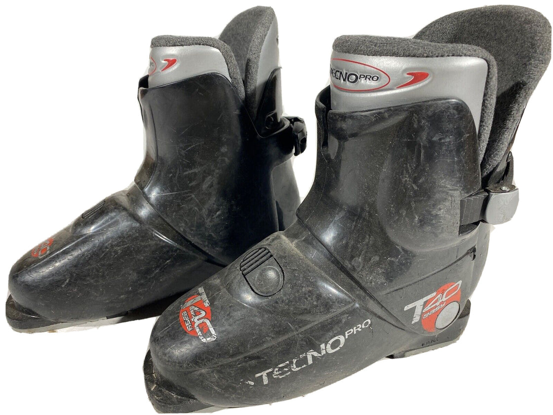 TECNO Pro Alpine Ski Boots Kids Youth Size Mondo 222 mm, Outer Sole 265 mm
