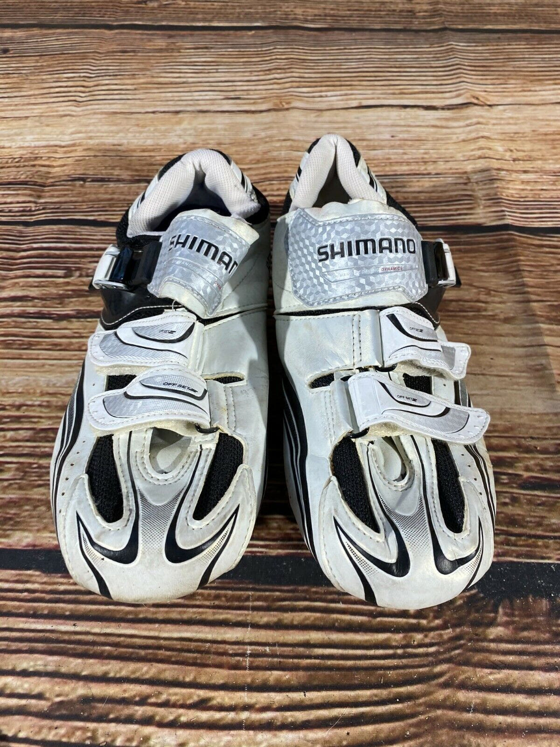 SHIMANO R087 Road Cycling Shoes Clipless Biking Boots Size EU 42 with Cleats