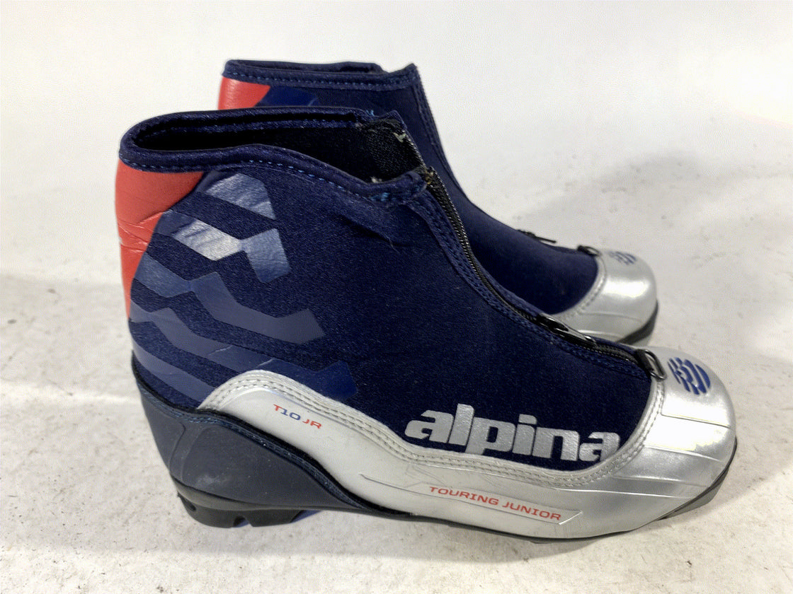 Alpina T10 jr Nordic Cross Country Classic Ski Boots Size EU36 US4.5 NNN 500