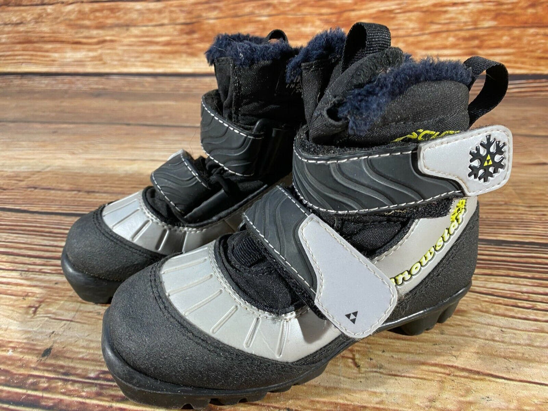 Fischer Snow Star Kids Nordic Cross Country Ski Boots Size EU30 US12 NNN F-95