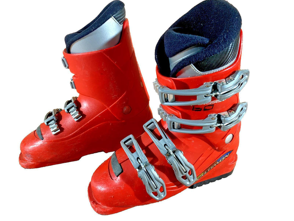 Salomon Alpine Ski Boots Downhill Size Mondo 222 mm, Outer Sole 267 mm DH156