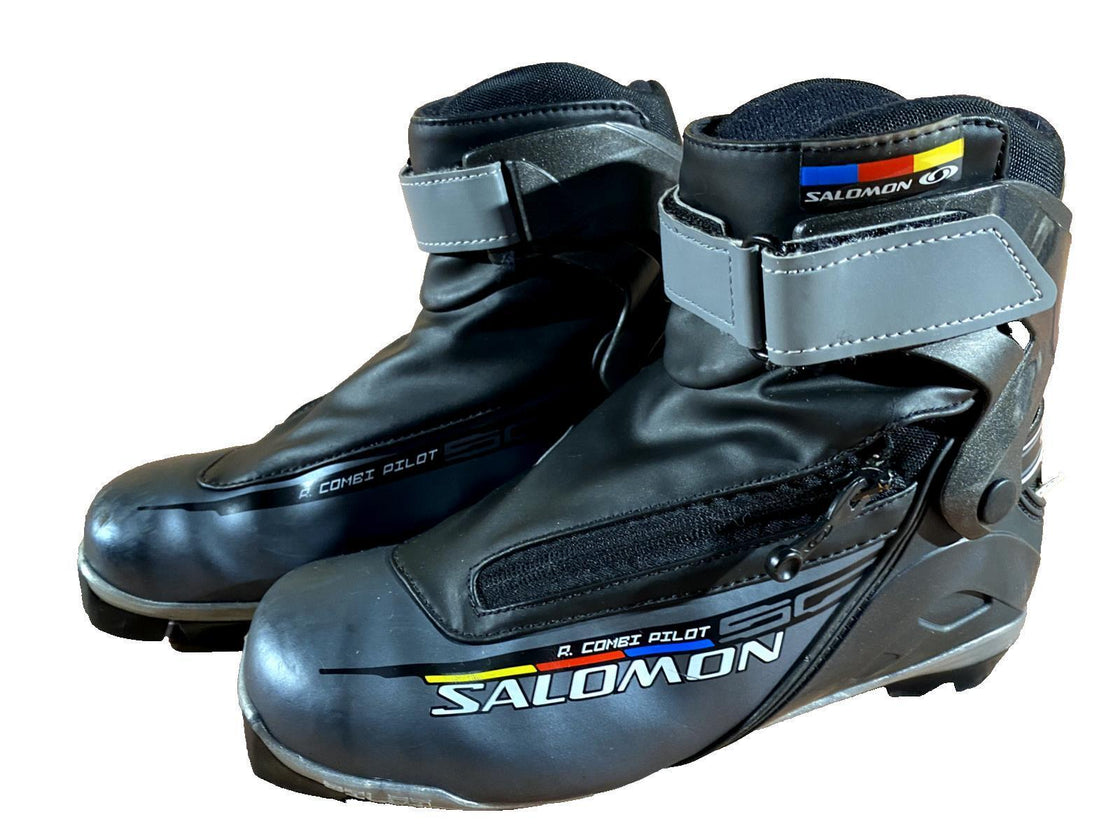 SALOMON R Combi Nordic Cross Country Ski Boots Size EU38 US5.5 SNS Pilot