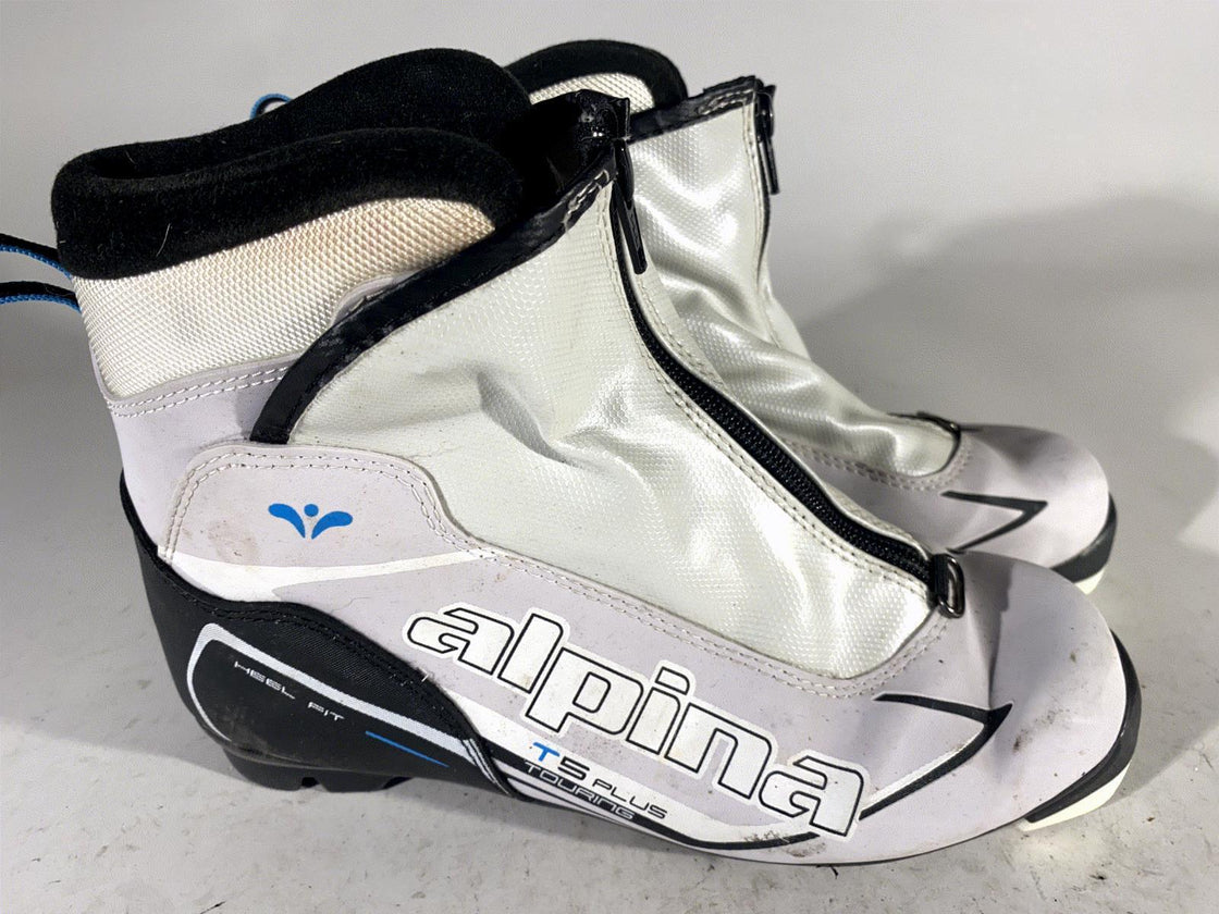 Alpina T5Plus Nordic Cross Country Ski Boots Size EU37 US5.5 for NNN