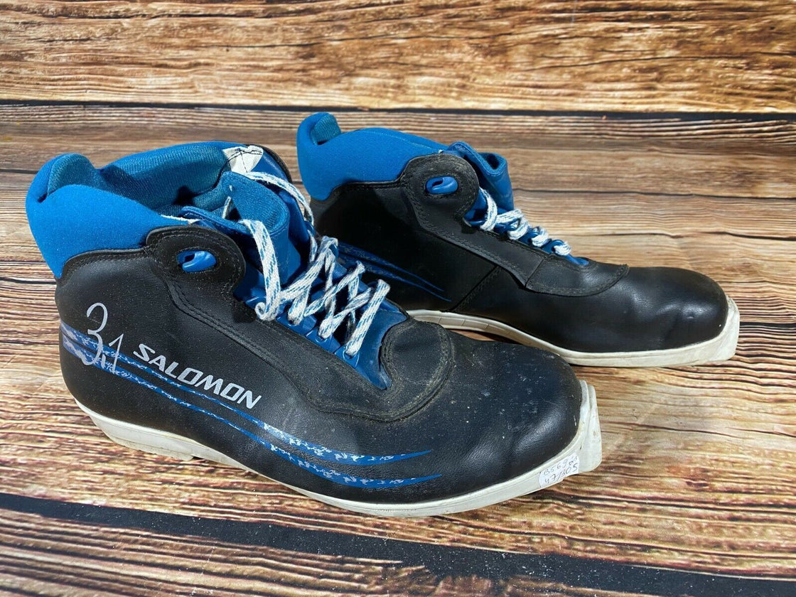 SALOMON 3.1 Nordic Cross Country Ski Boots Size EU47 for SNS Profil