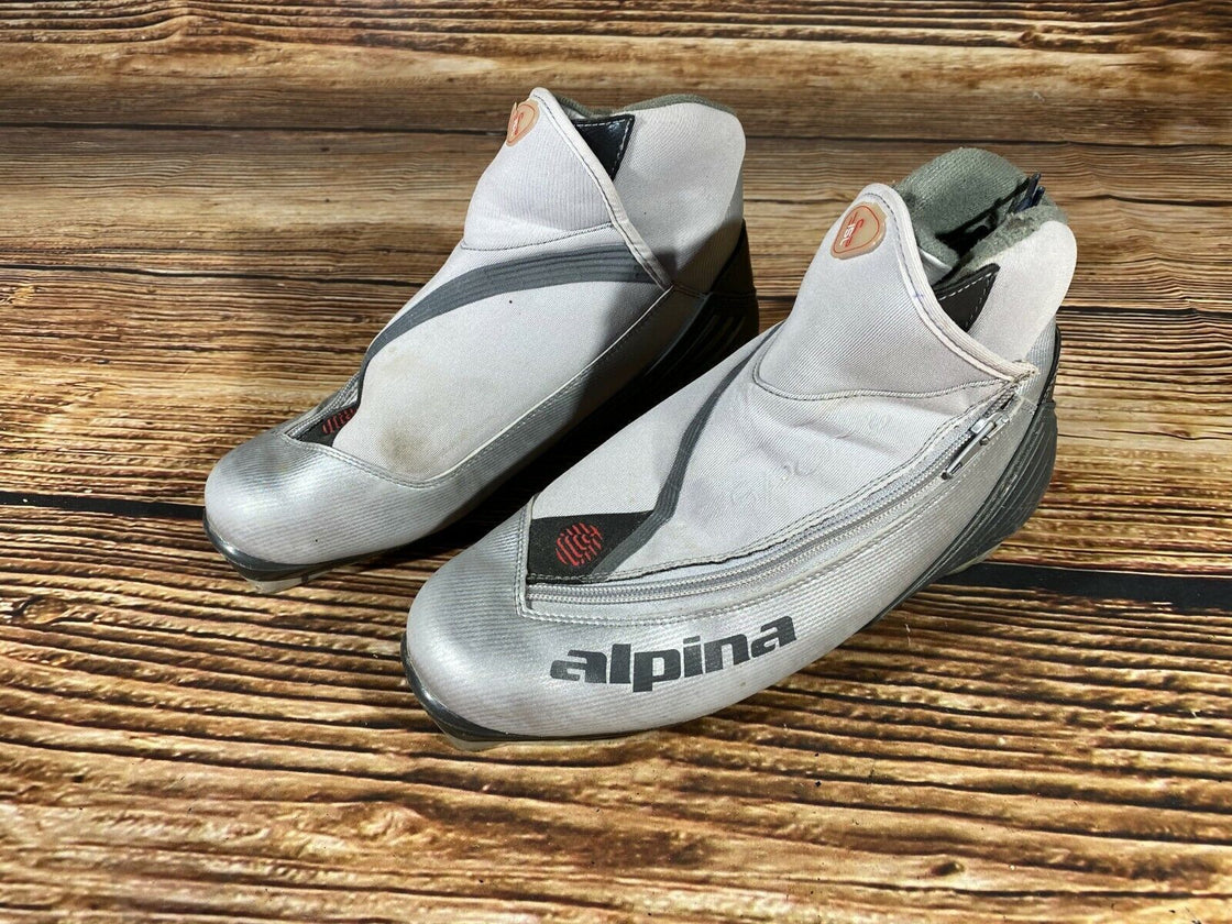 Alpina Sport Nordic Cross Country Ski Boots Size EU41 US8 NNN bindings