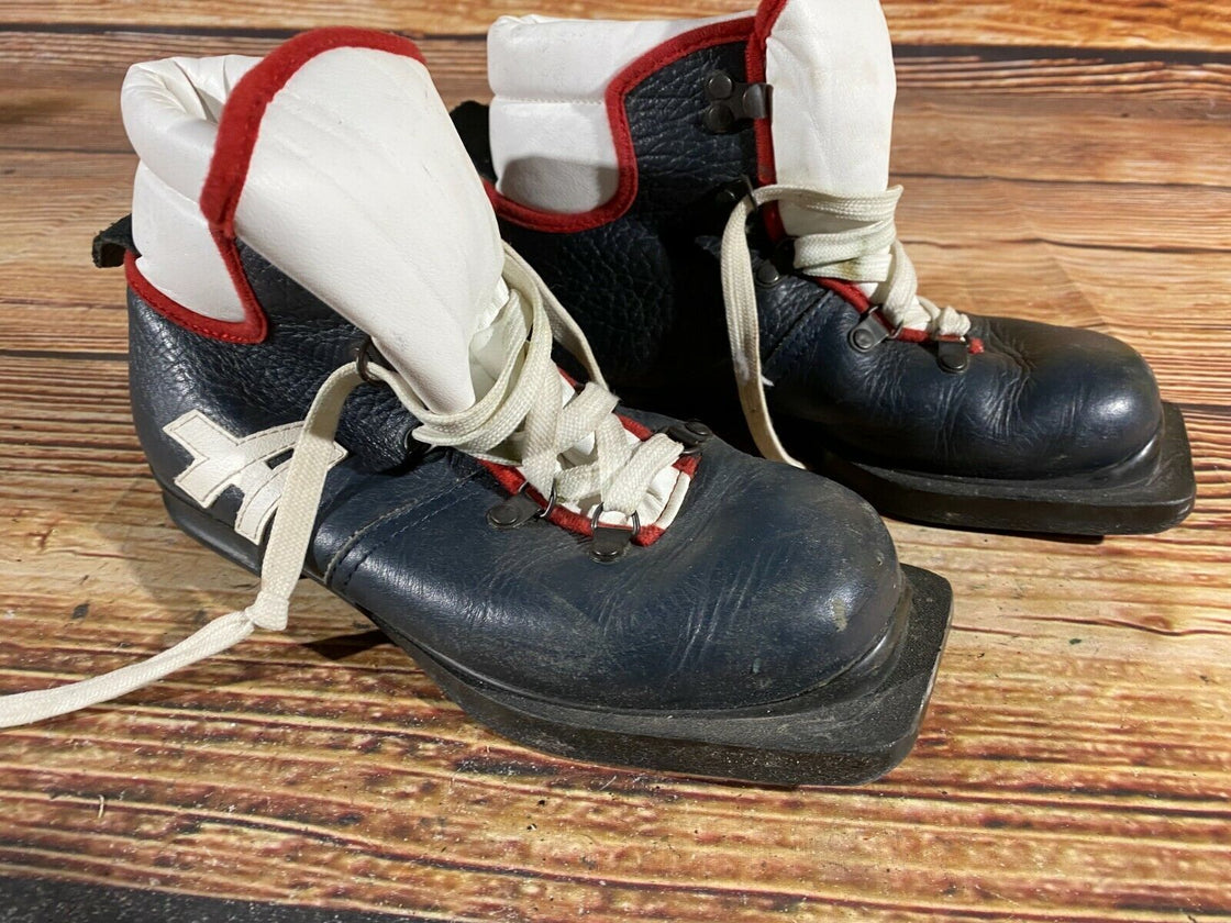 Alfa Retro Vintage Nordic Norm Ski Boots Size EU35 US3.5 NN 75mm