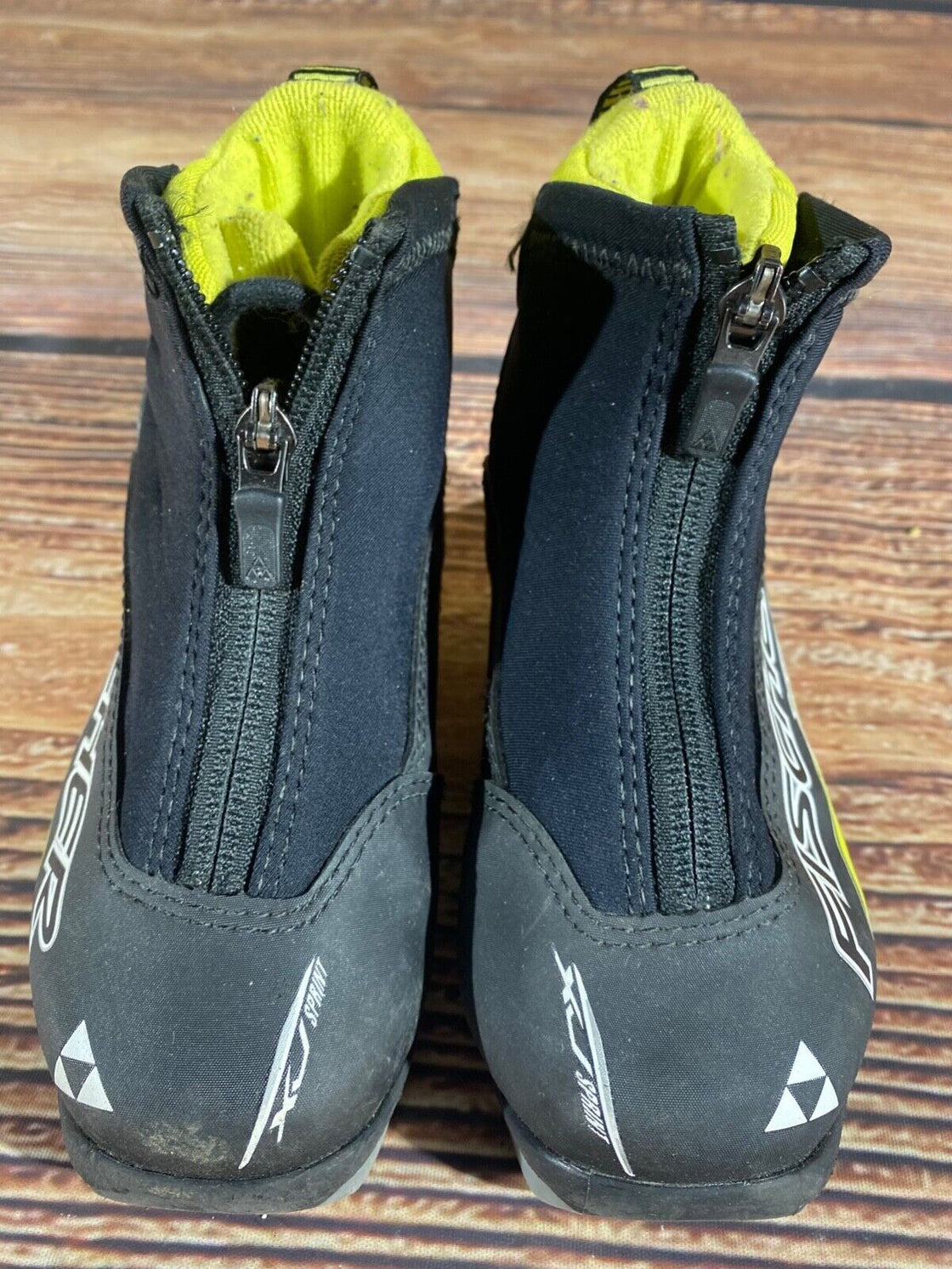 Fischer XJ Sprint Kids Nordic Cross Country Ski Boots Size EU28 US10.5 NNN F-513
