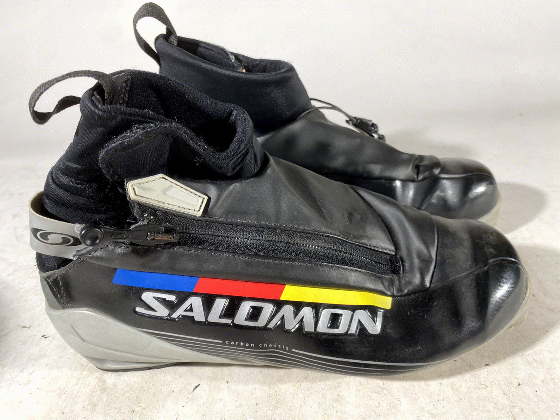 SALOMON Carbon 3D Classic Cross Country Ski Boots Size EU39 1/3 US6.5 SNS Pilot