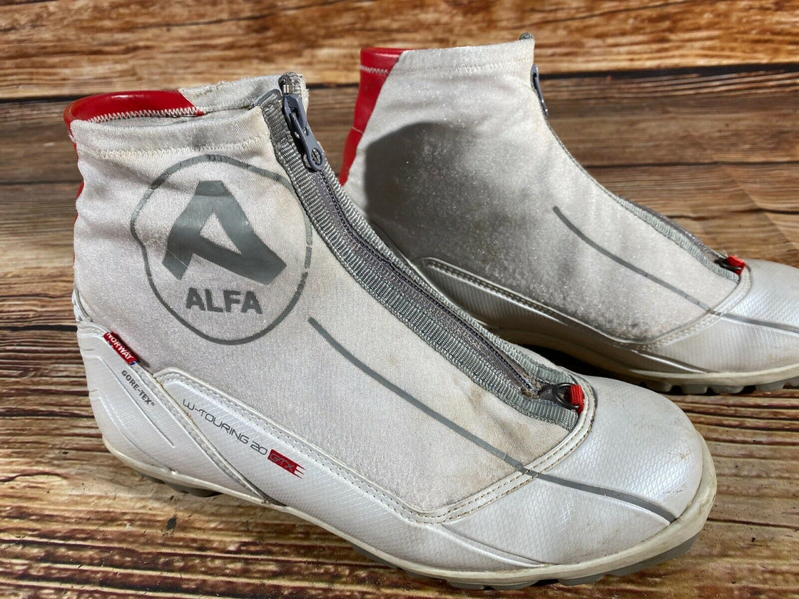 Alfa Touring 20 Gore-tex Nordic Cross Country Ski Boots Size EU41 NNN Rottefella