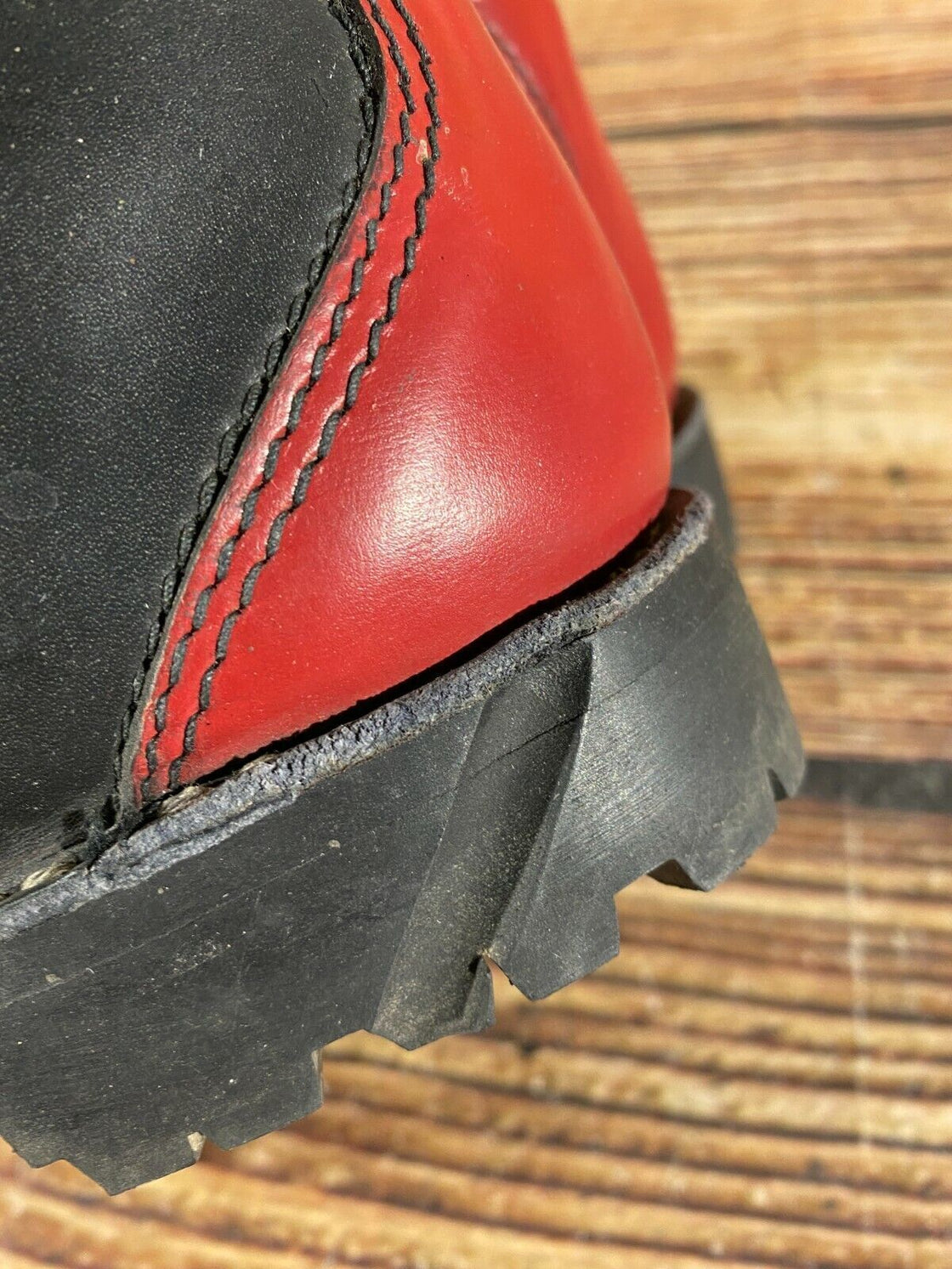 AUTONIMI Vintage Leather Alpine Ski Boots EU41 US7.5 Mondo 255 KL132