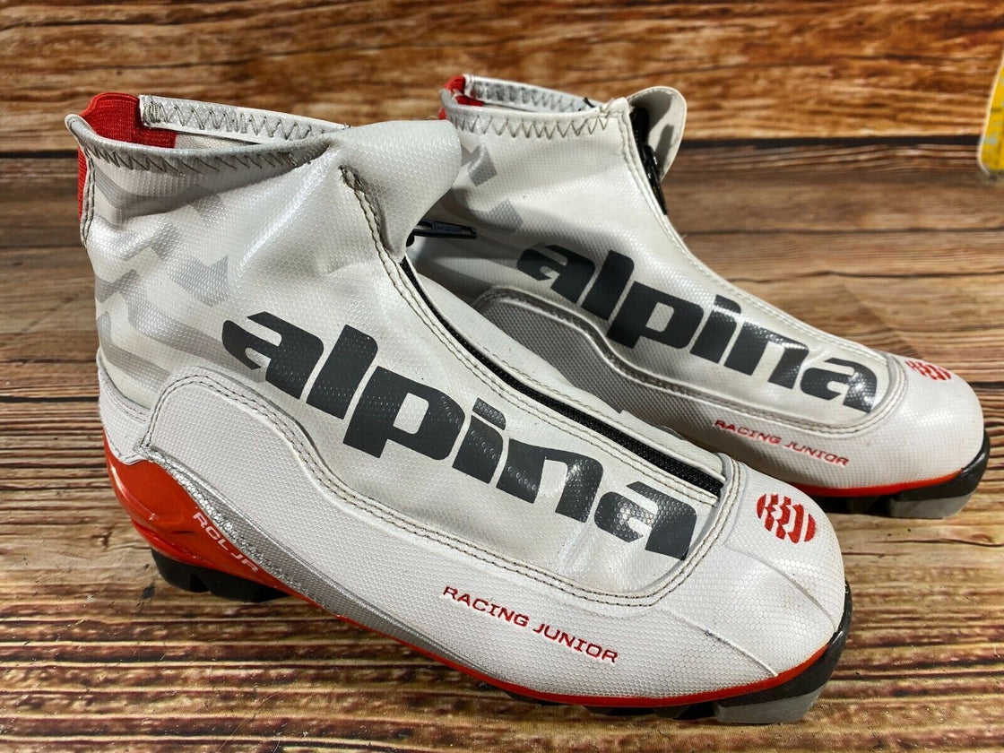 Alpina RCL Racing jr Nordic Cross Country Ski Boots Size EU37 US5 NNN bindings