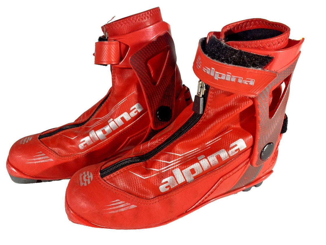Alpina RJ Skate Racing Nordic Cross Country Ski Boots Size EU37 US5.5 NNN