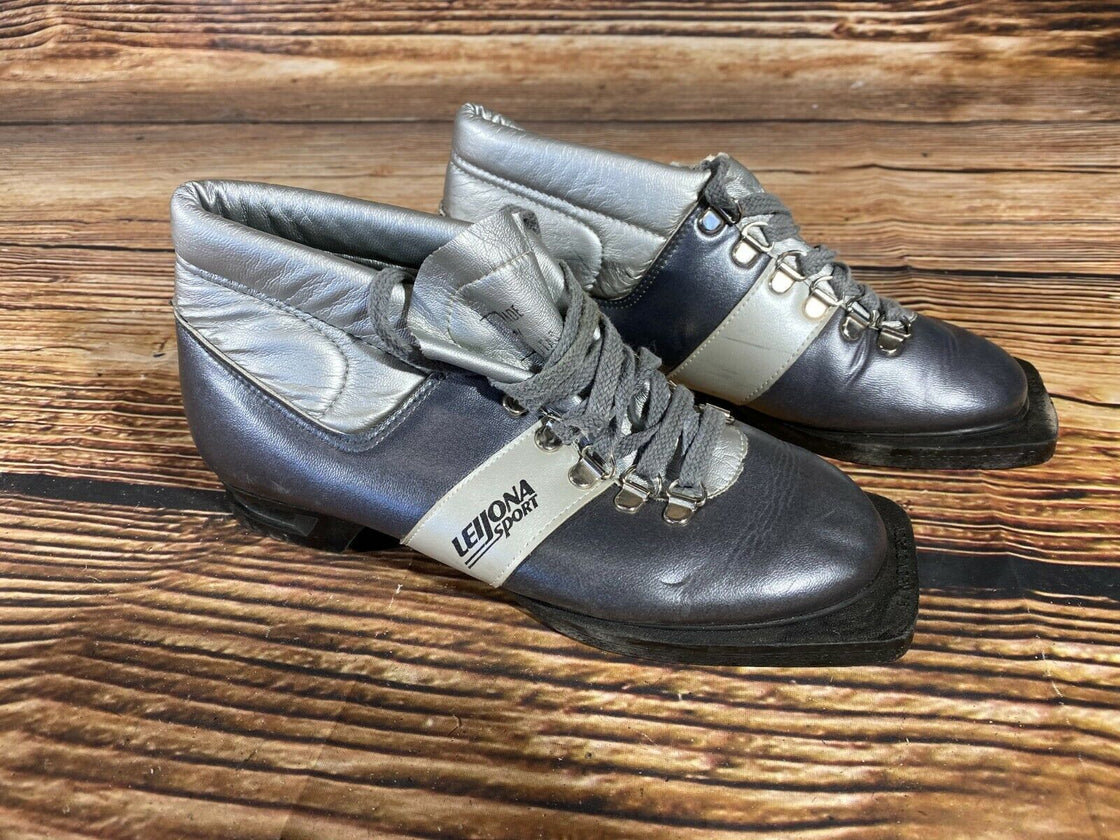 Botas Vintage Cross Country Ski Boots Size EU37 US5 Nordic Norm NN 75mm 3pin