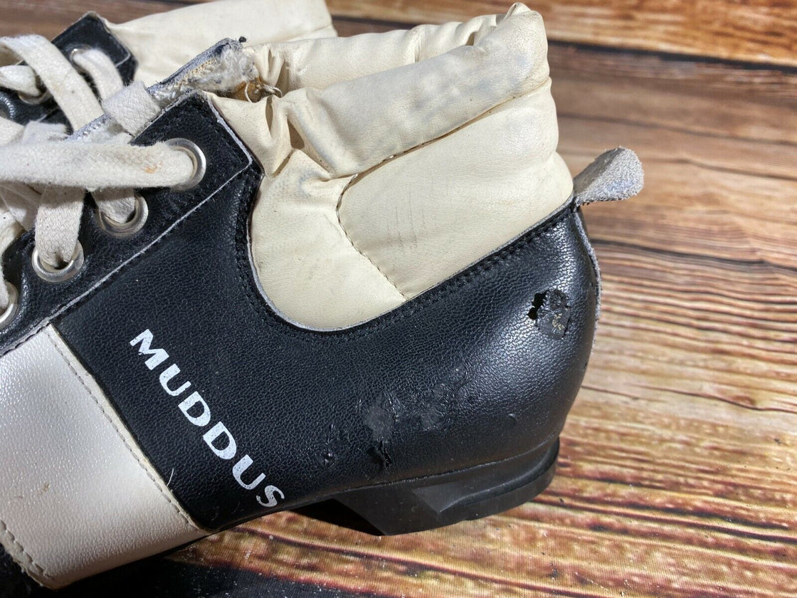 MUDDUS Vintage Nordic Cross Country Ski Boots EU37 US5 for NN 75mm 3pin