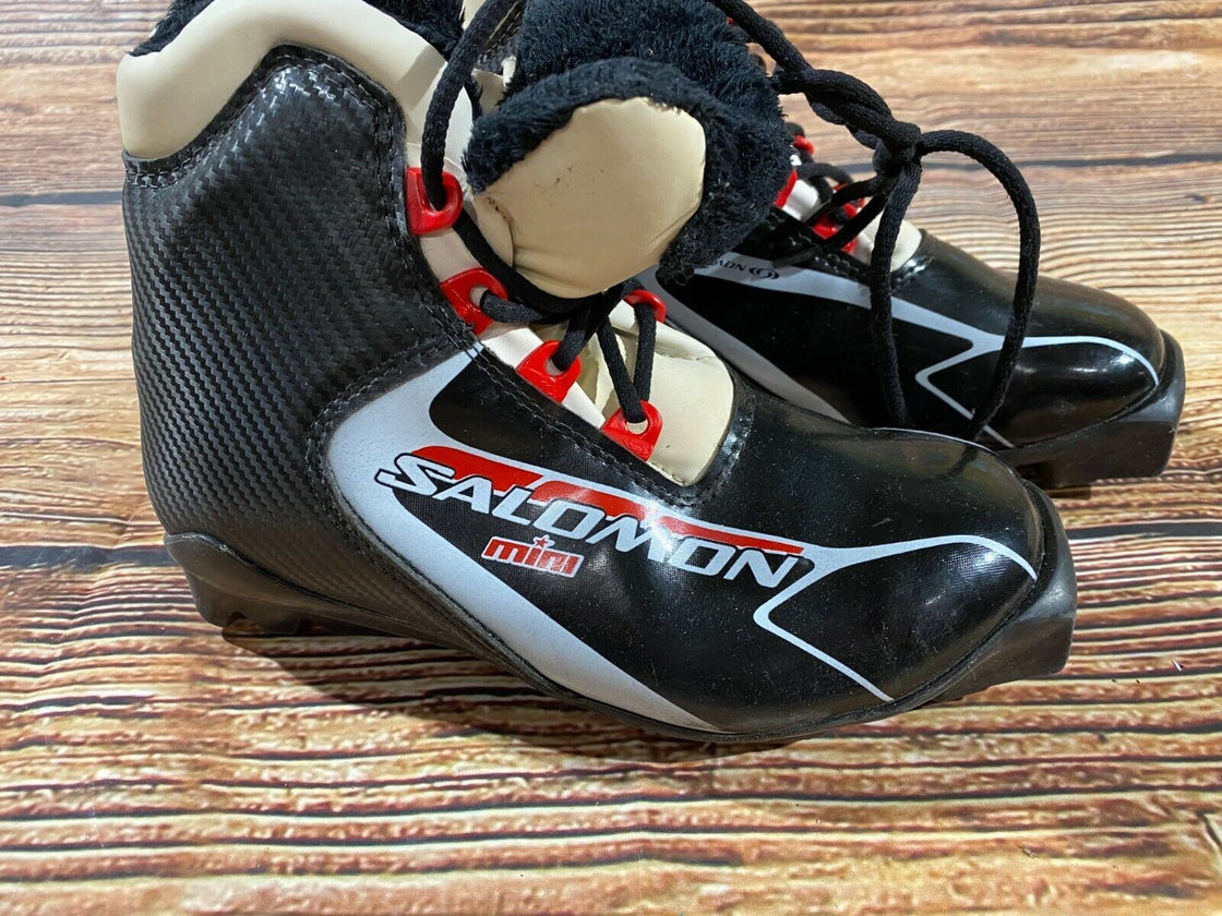 SALOMON Mini Cross Country Ski Boots Size EU36 US4 SNS Profil
