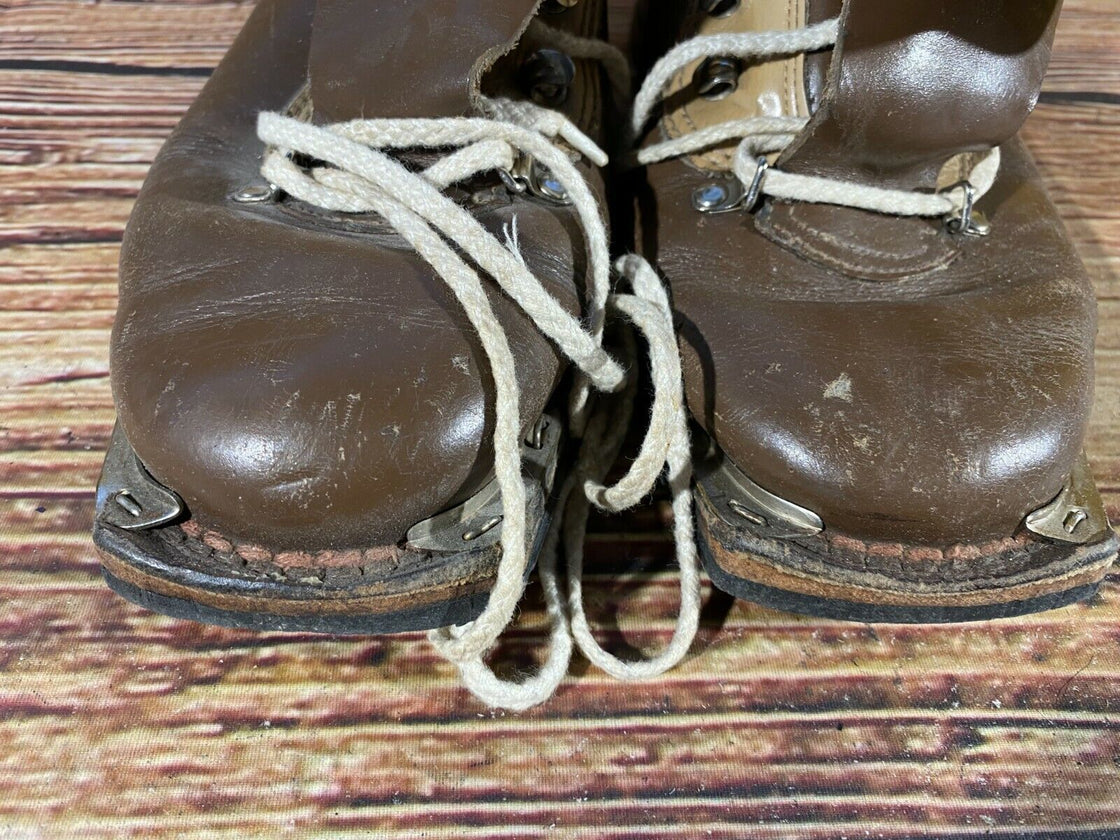 Vintage Nordic Cross Country Ski Boots for Kandahar Old Cable Bindings EU41 US8