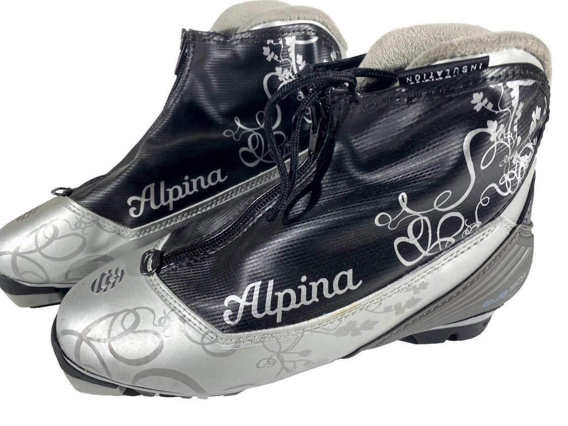 Alpina Eve20T Nordic Cross Country Ski Boots Size EU38 US7 for NNN 904