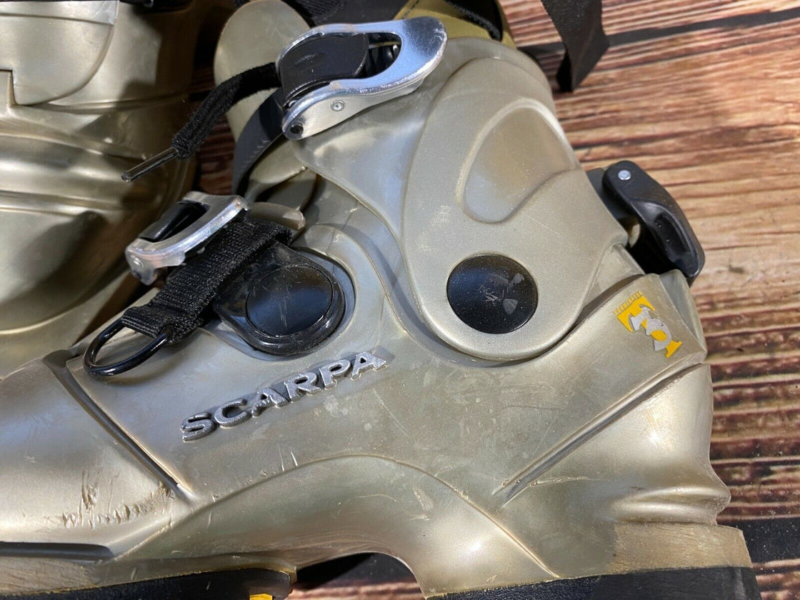 SCARPA T3 Telemark Nordic Cross Country Ski Boots Size EU37 US6 NN 75mm 3pin