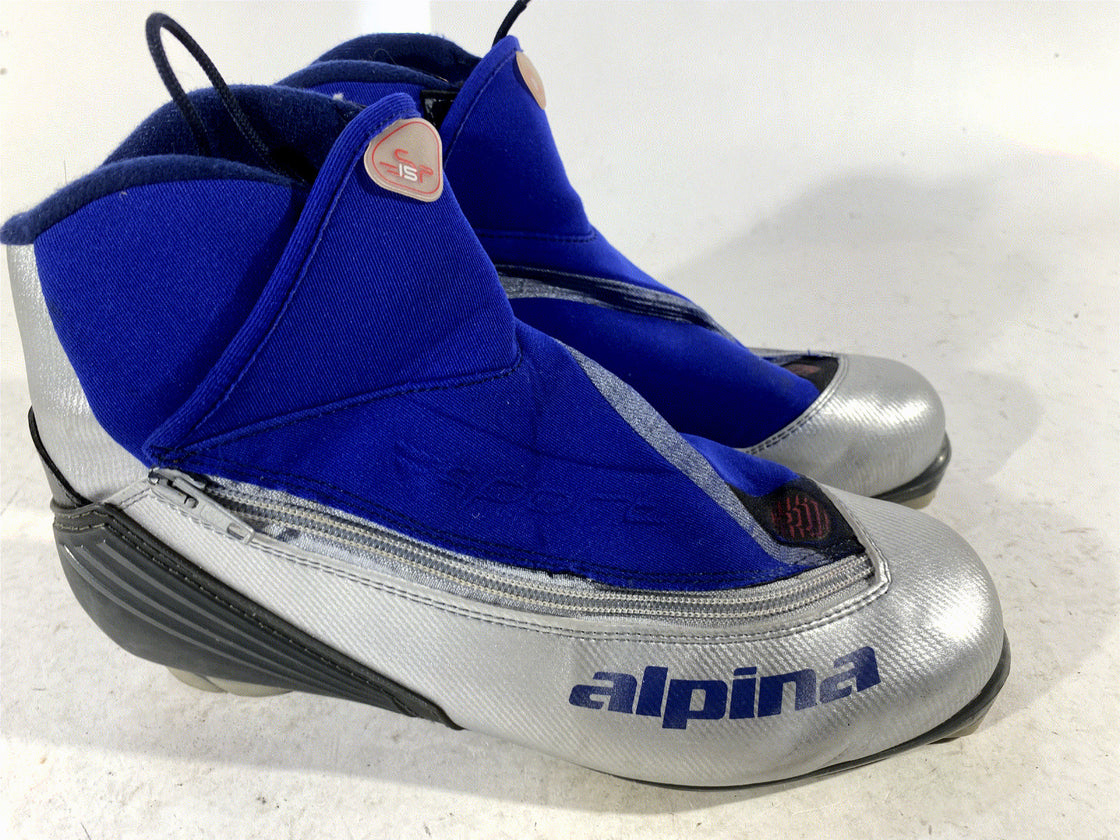 Alpina SP15 Nordic Cross Country Clasic Ski Boots Size EU42 US9 for NNN 345