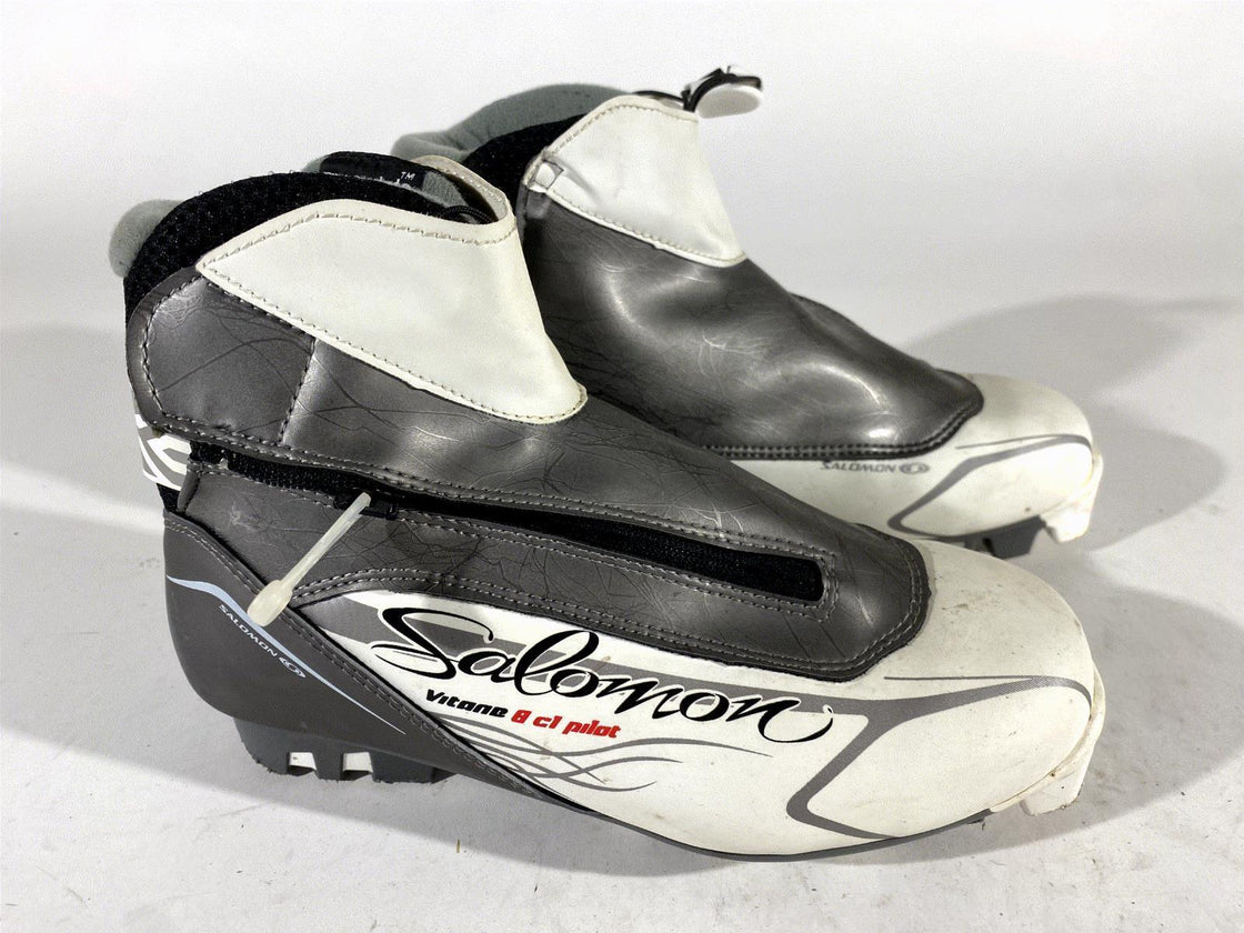 SALOMON Vitane 8 CL Cross Country Ski Boots Size EU36 US5 SNS Pilot