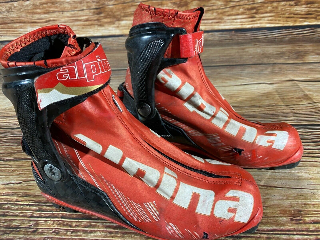 Alpina Racing Skate Nordic Cross Country Ski Boots Size EU37 US5 NNN bindings