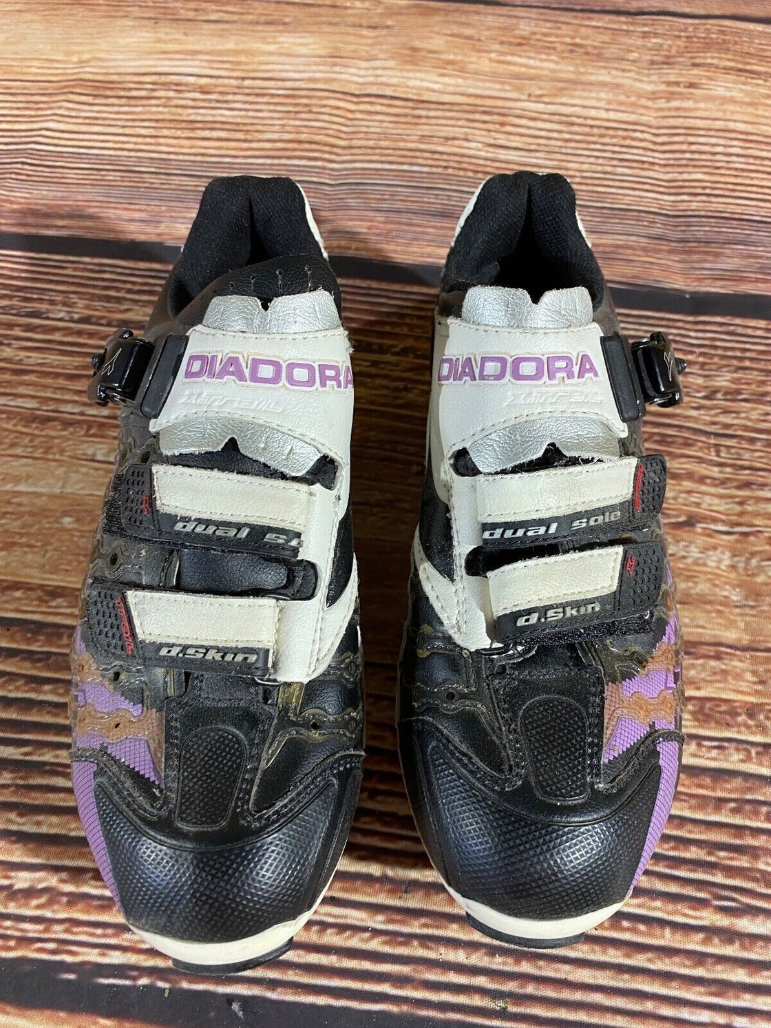 DIADORA MTB Cycling Shoes Mountain Bike 2 Bolts Ladies Size EU38 US7 Mondo 233