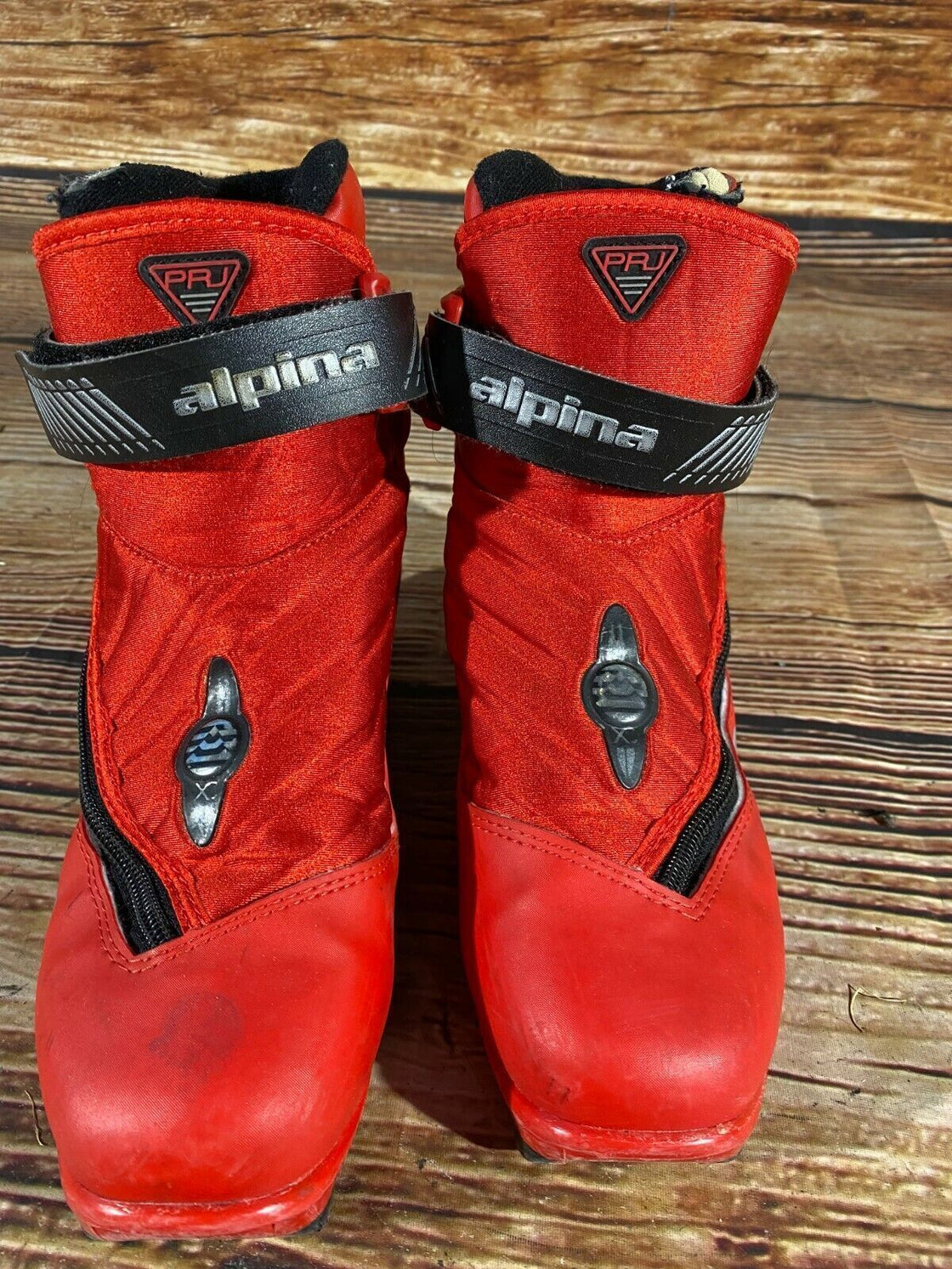 Alpina PRJ Nordic Cross Country Ski Boots Size EU38 US6 NNN bindings