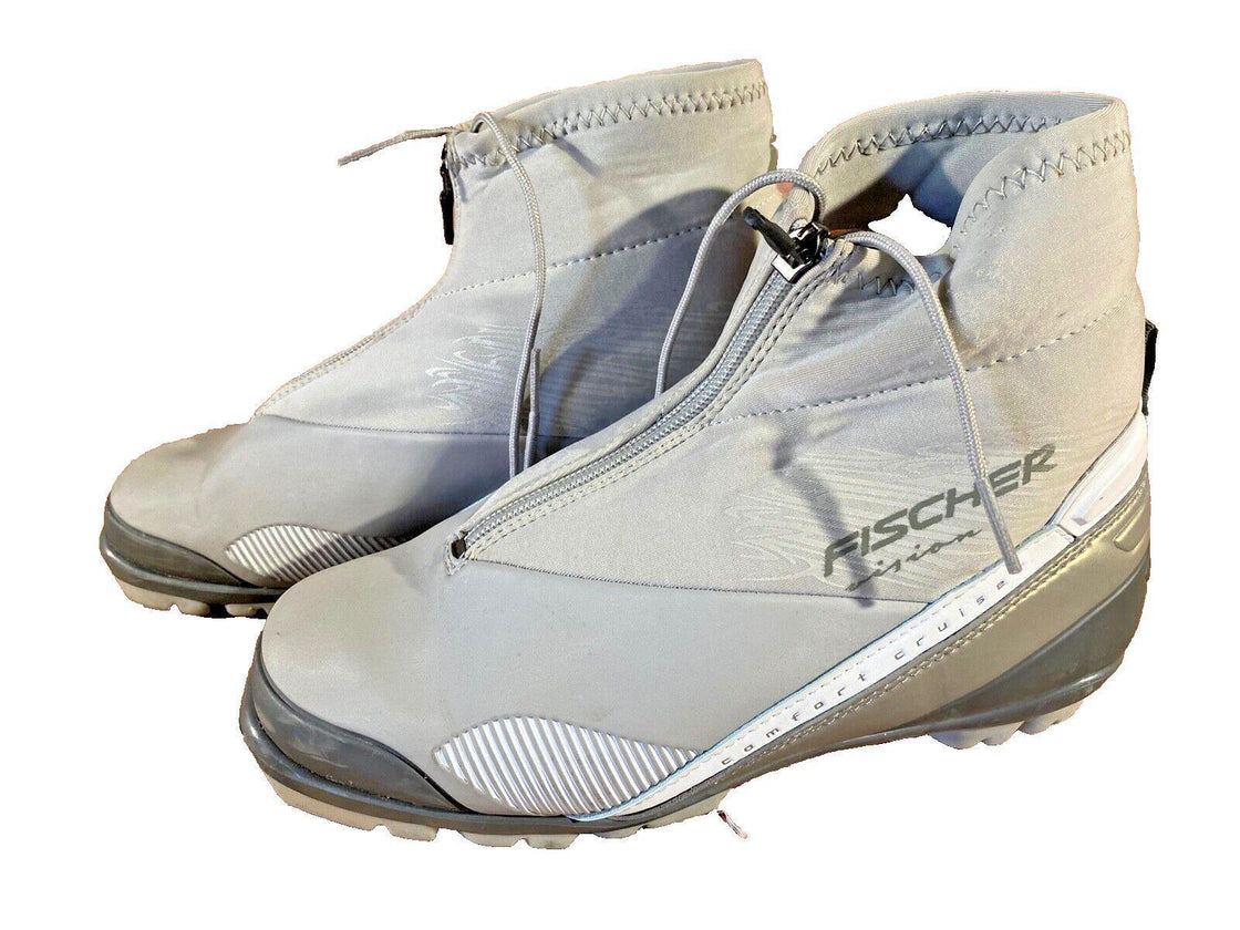 Fischer Comfort Cruiser Nordic Cross Country Ski Boots Size EU38 US6 NNN