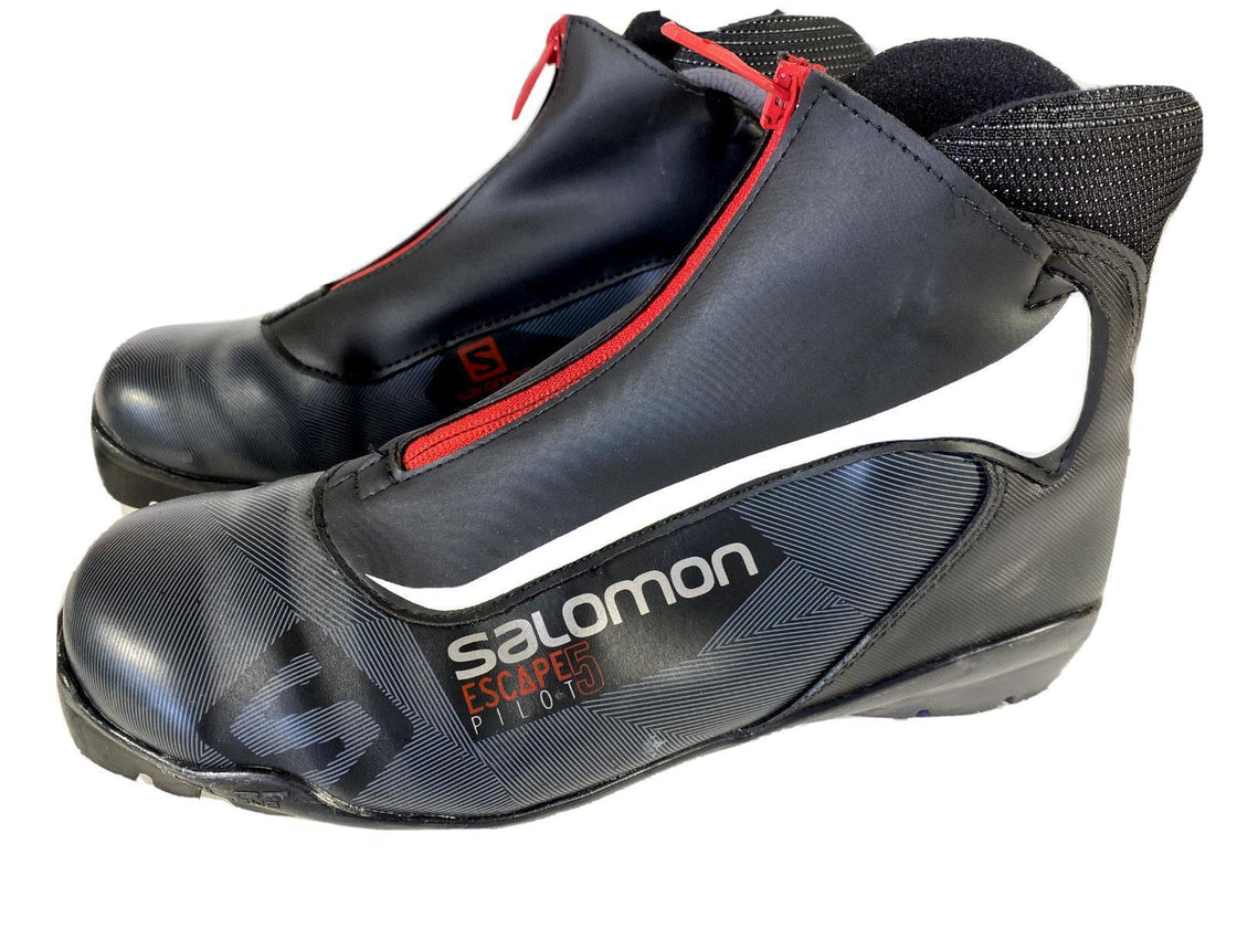 SALOMON Escape 5 Nordic Cross Country Ski Boots Size EU43 1/3 US9.5 SNS Pilot