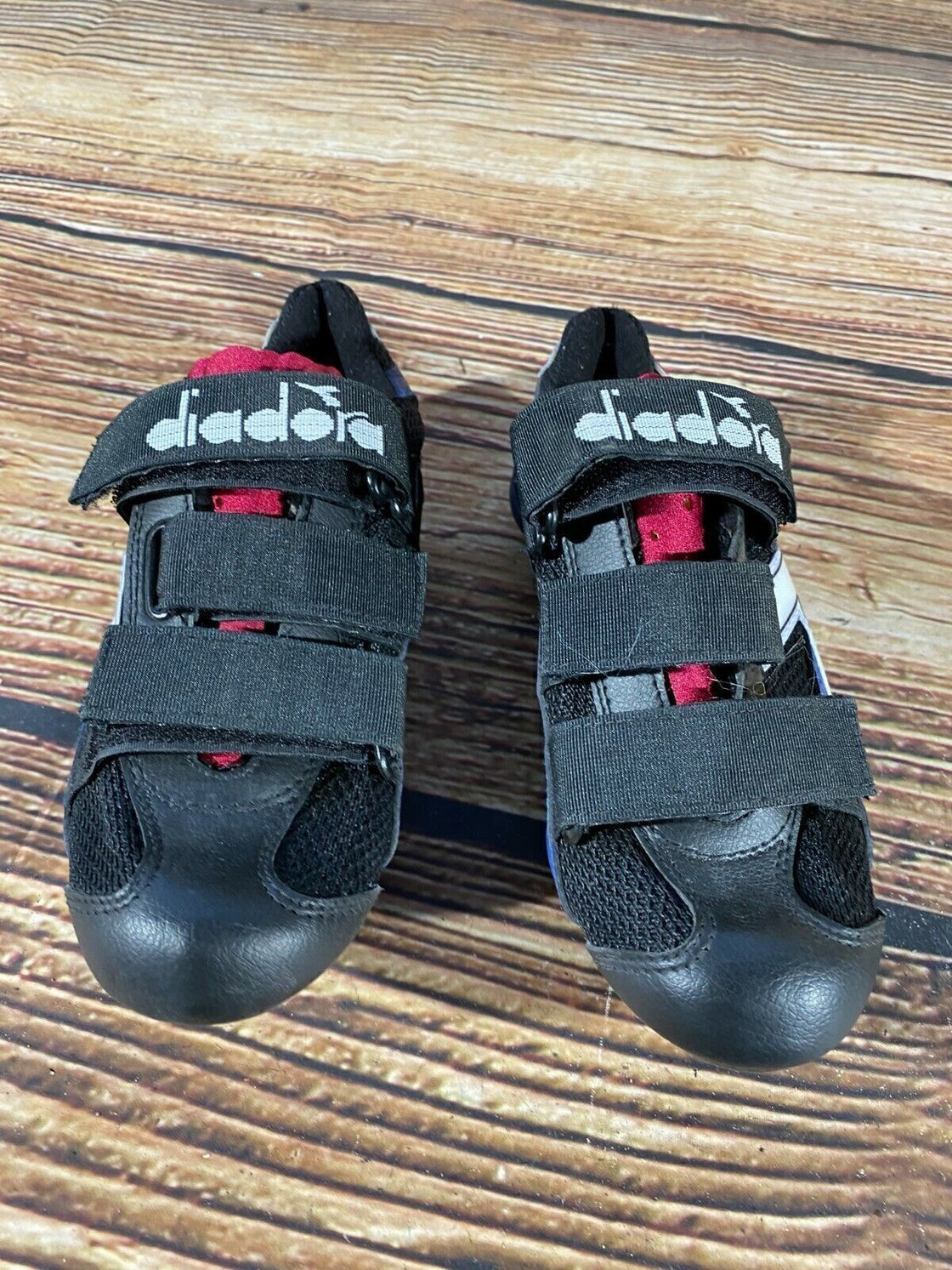 DIADORA Road Cycling Shoes Clipless Vintage Biking Boots Size EU 38 with Cleats