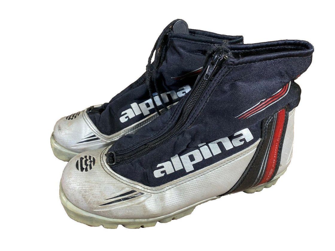 Alpina ST10jr Nordic Cross Country Ski Boots Size EU37 US5 for NNN 934