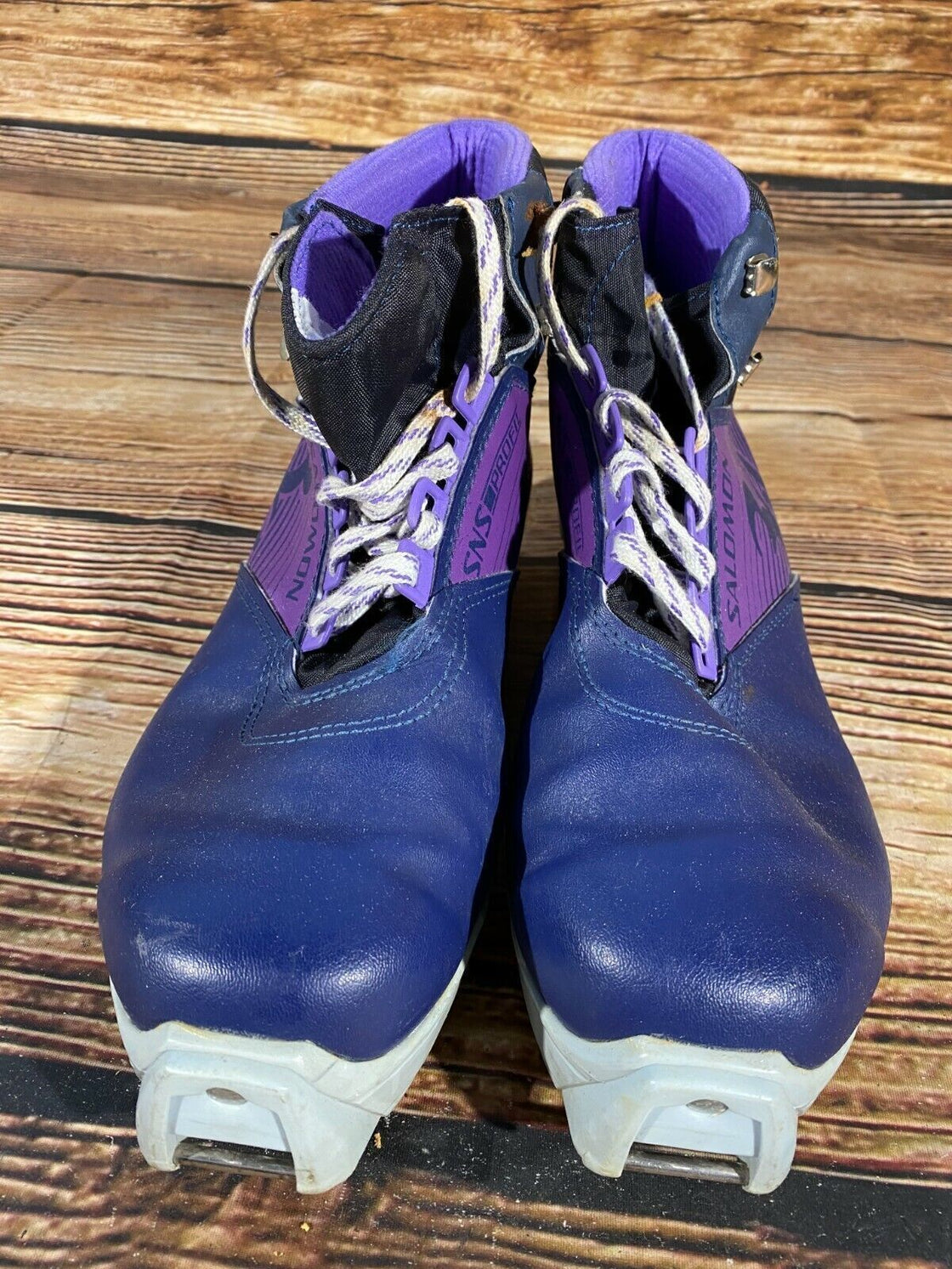 SALOMON 361 Nordic Cross Country Ski Boots Size EU44 US10.5 SNS profil