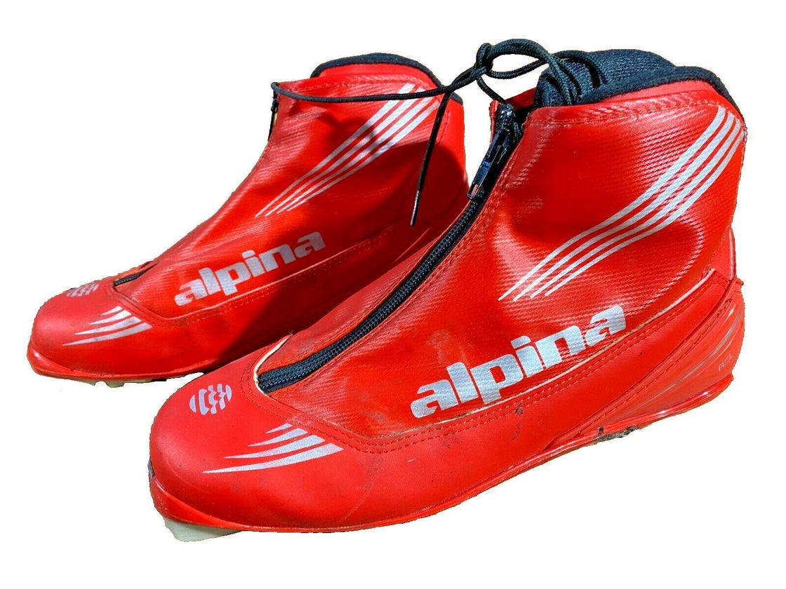 Alpina RCL Nordic Cross Country Ski Boots Size EU42 US9 NNN 999