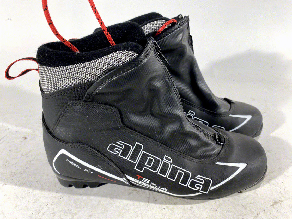 Alpina T5 Plus Nordic Cross Country Classic Ski Boots Size EU39 US7 NNN 204