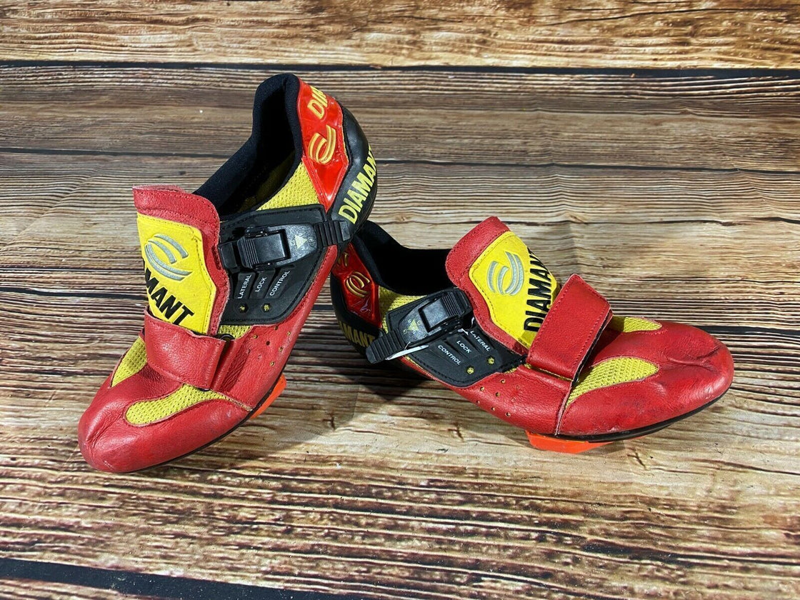 DIAMANT Road Cycling Shoes Clipless Biking Boots Size EU 41 with Cleats