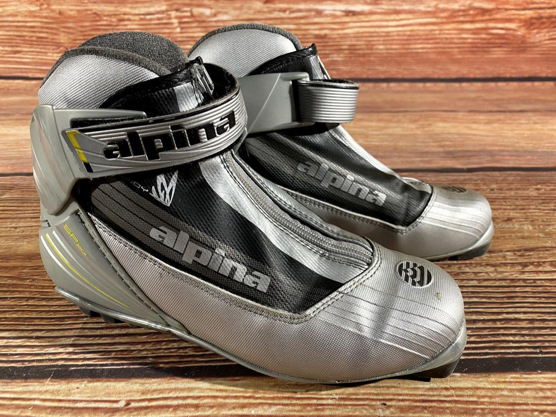 Alpina SP30L Nordic Cross Country Ski Boots Size EU39 US7 for NNN