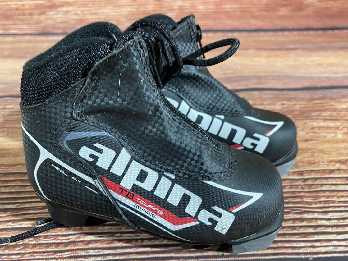 Alpina T8 Kids Nordic Cross Country Ski Boots Size EU26 US9 for NNN A-1375