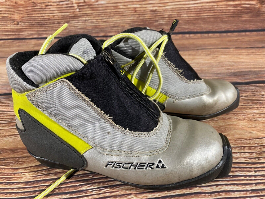 Fischer Kids Nordic Cross Country Ski Boots Size EU36 US4.5 NNN F-387