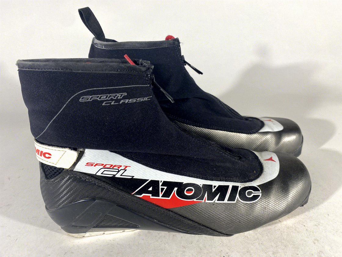 Atomic Classic Sport Nordic Cross Country Ski Boots Size EU44 US10 SNS Pilot