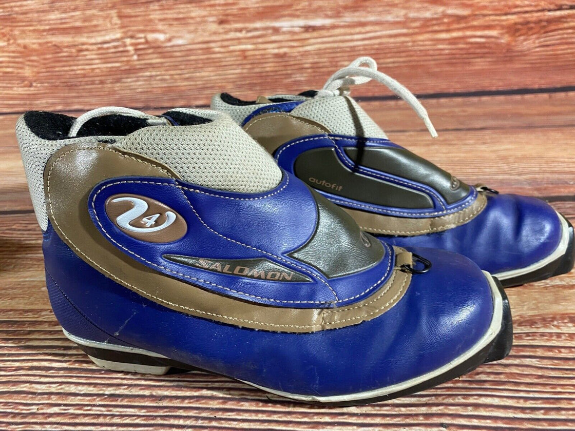 Salomon V4 Nordic Cross Country Ski Boots Size EU40 US7.5 SNS Profil