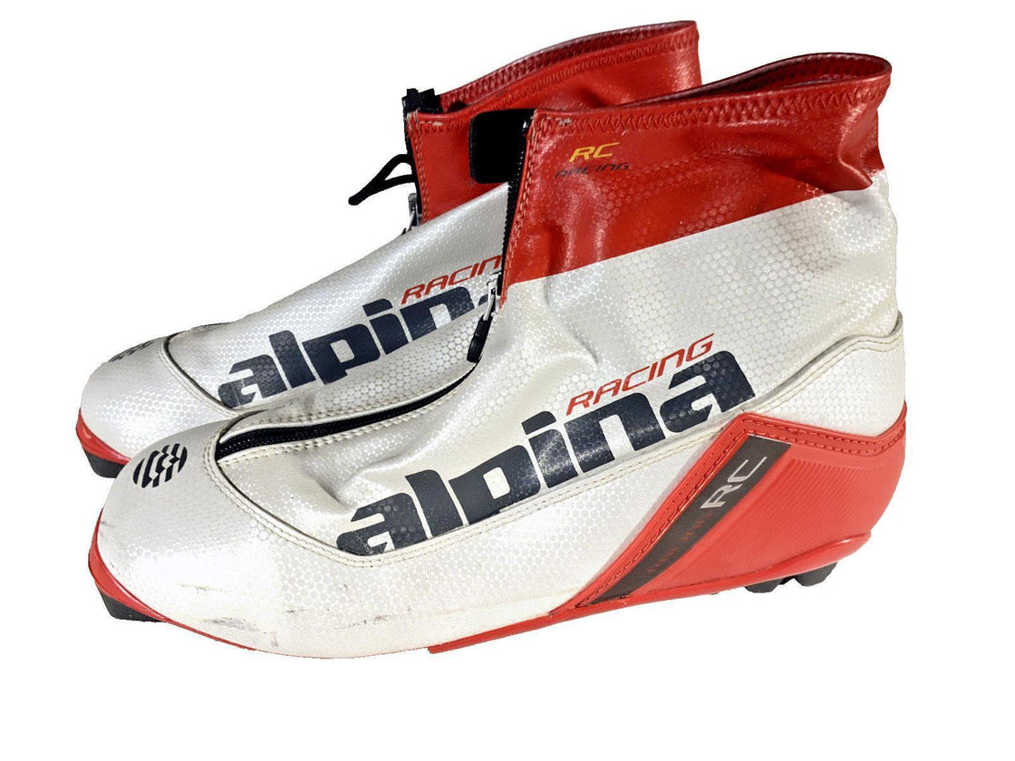 Alpina RC Racing Classic Nordic Cross Country Ski Boots Size EU43 US9.5 for NNN