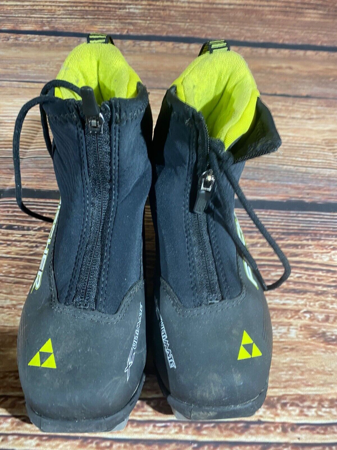 Fischer Ultimate Nordic Cross Country Ski Boots Kids Size EU34 US3 NNN F-449
