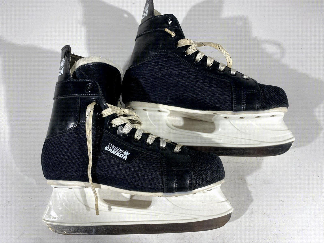 Team Canada Ice Skates for Ice Hockey Shoes Unisex Size US9 EU42 Mondo 270 IS56
