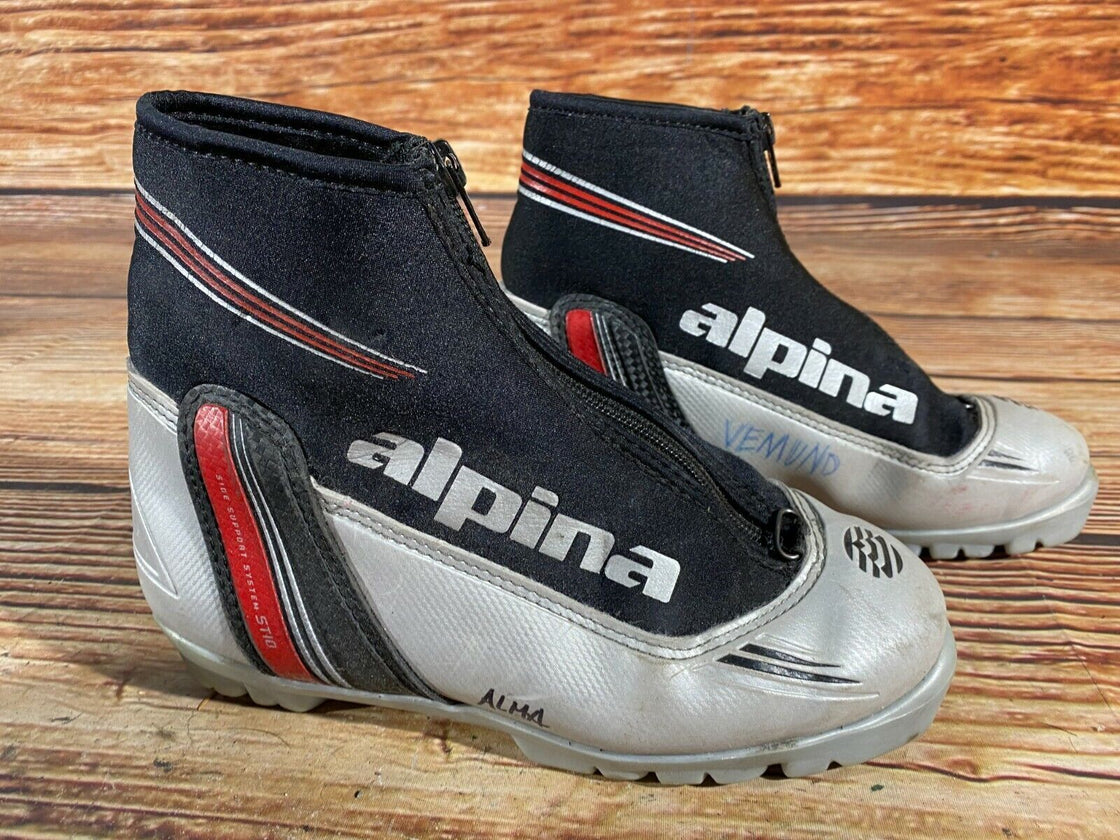 Alpina ST10 Nordic Cross Country Ski Boots Size EU36 US4.5 for NNN 1017